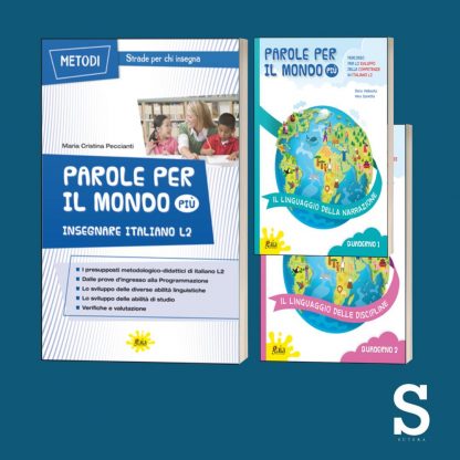 Parole per il Mondo più - Guida Insegnare Italiano L2  + Quaderni 1 e 2