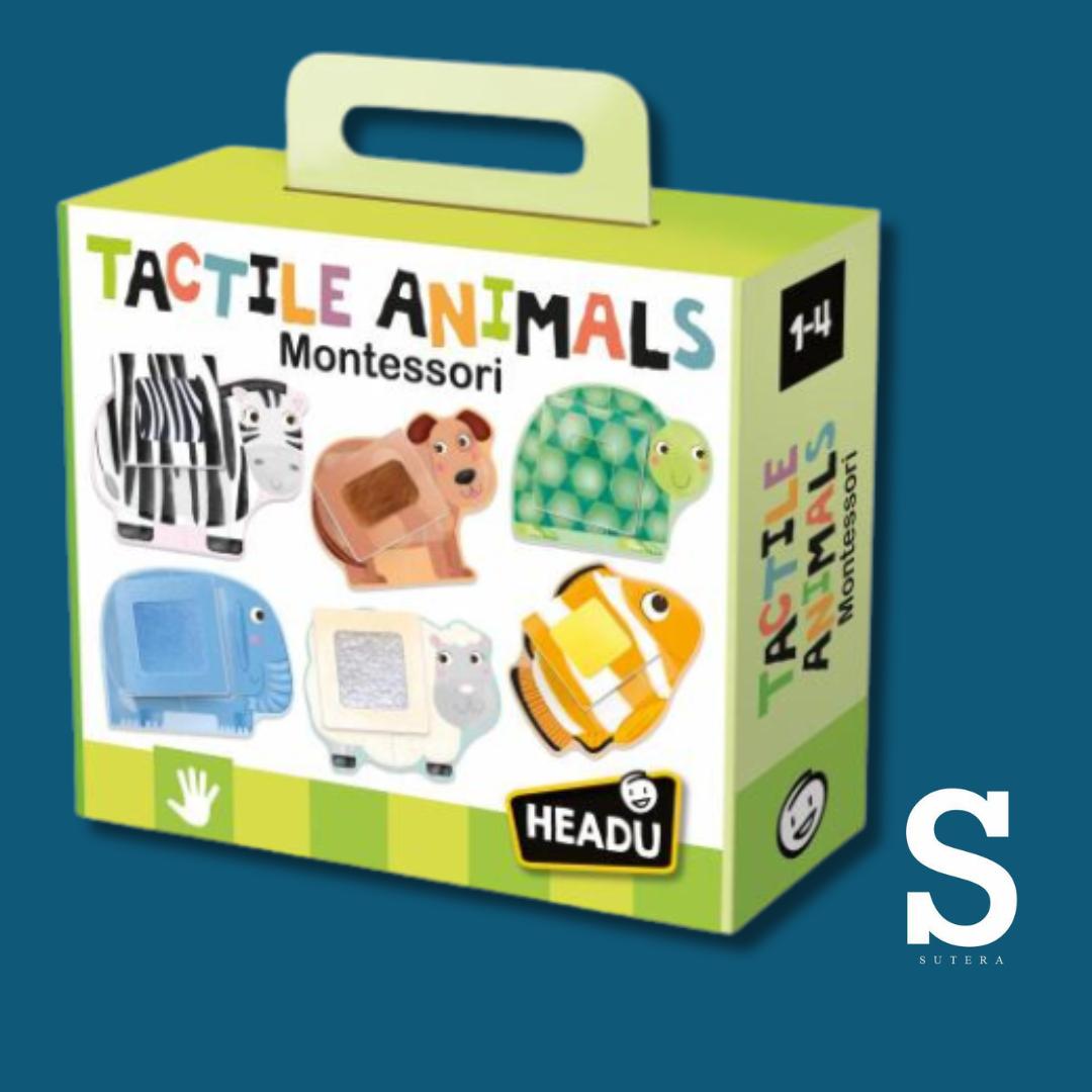 Tactile Animals Montessori 1-4