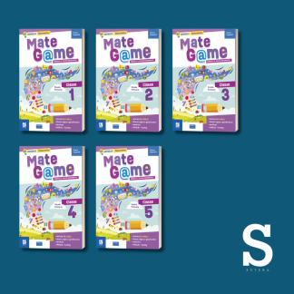 M@te Game - KIT dalla Prima alla Quinta classe + OMAGGIO Le regole di Italiano e Matematica classe 1^-2^-3^