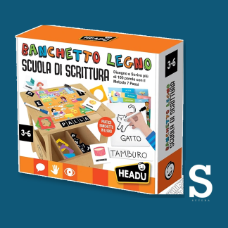 BANCHETTO LEGNO SCUOLA DI SCRITTURA 3-6