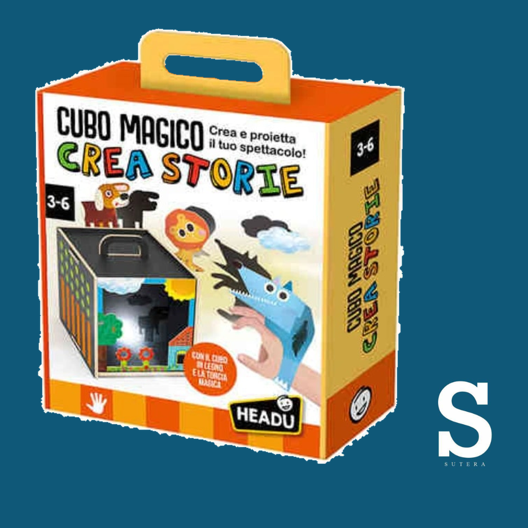 CUBO MAGICO CREA STORIE CON LE MANI 3-6