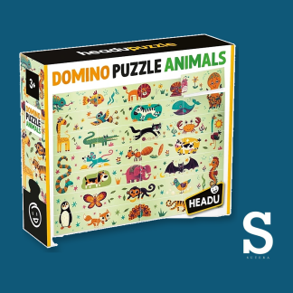 DOMINO PUZZLE ANIMALS 3+