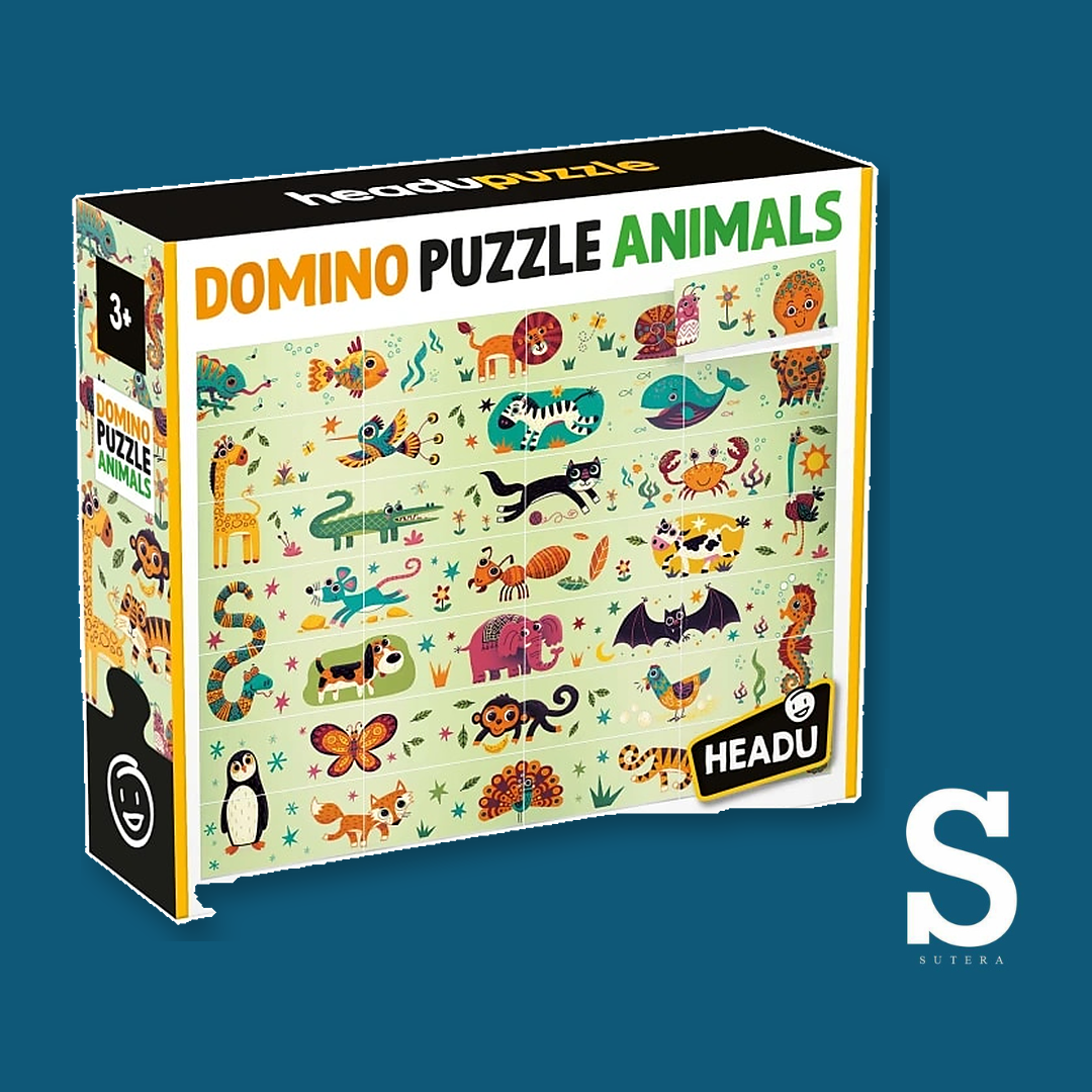 DOMINO PUZZLE ANIMALS 3+