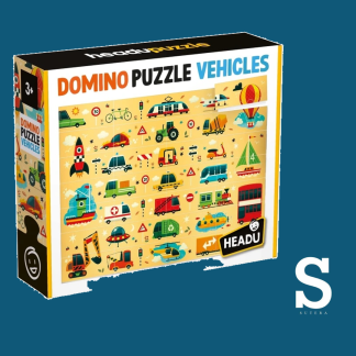 DOMINO PUZZLE VEHICLES 3+