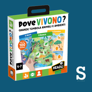 DOVE VIVONO GRANDE TOMBOLA ANIMALI E AMBIENTI 4-7