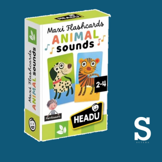 MAXI FLASHCARD ANIMAL SOUNDS 2-4