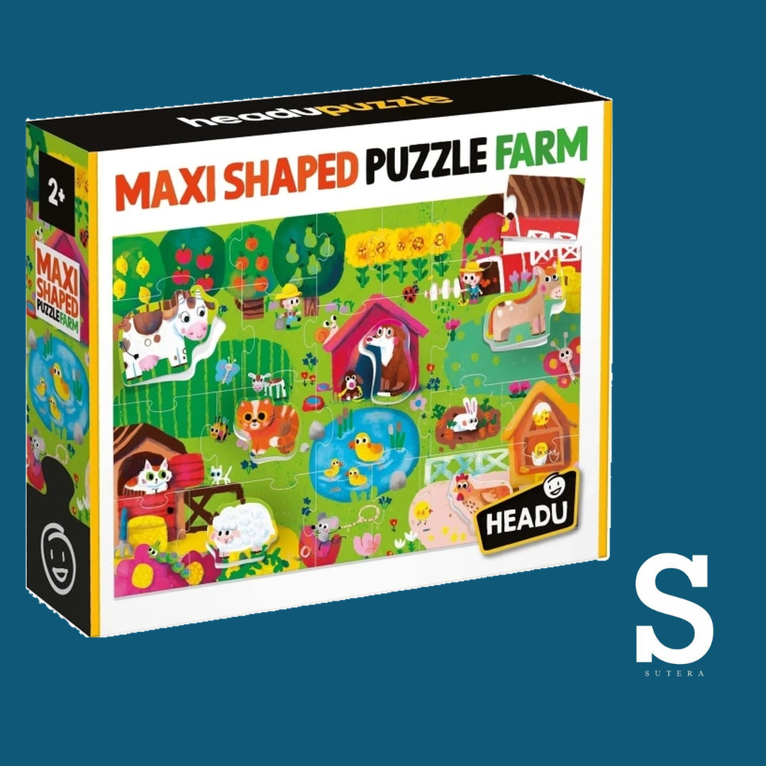 MAXI SHAPED PUZZLE THE FARM 2+