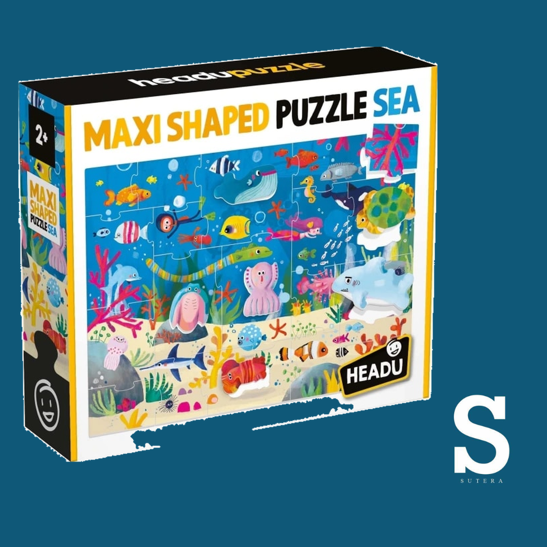 MAXI SHAPED PUZZLE THE SEA 2+