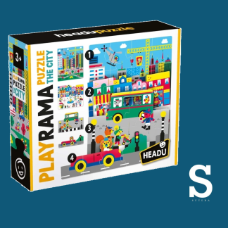 PLAYRAMA PUZZLE CITY 3+