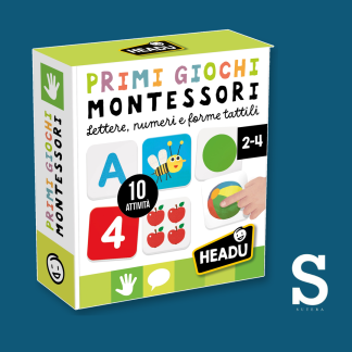 PRIMI GIOCHI MONTESSORI LETTERE NUMERI FORME 2-4