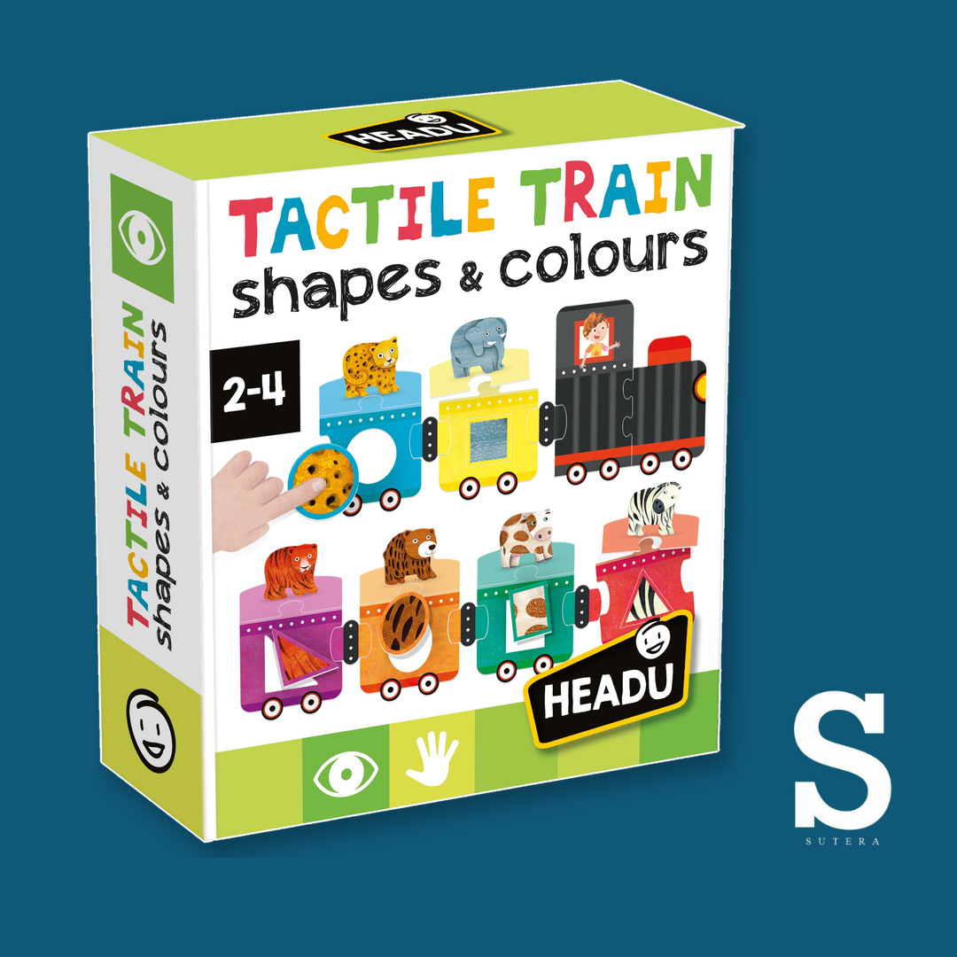 TACTILE TRAIN SHAPES & COLOURS 2-4